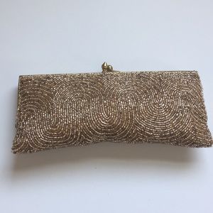 Moyna hand beaded evening clutch